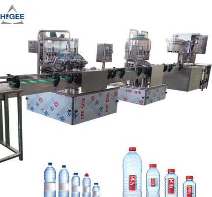 中国 ペット、ガラス ビンのための小さい天然水の充填機1000-2000のPC /Hour サプライヤー
