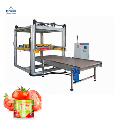 中国 工場空の缶のpalletizerのスタック・マシンの食糧はパレットで運搬する機械パレット機械できる サプライヤー