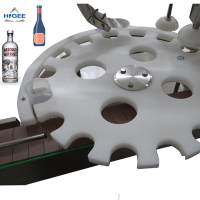 中国 アルコール充填機のウォッカの充填機のジンの液体注入口が付いているHigeeの精神の充填機 サプライヤー